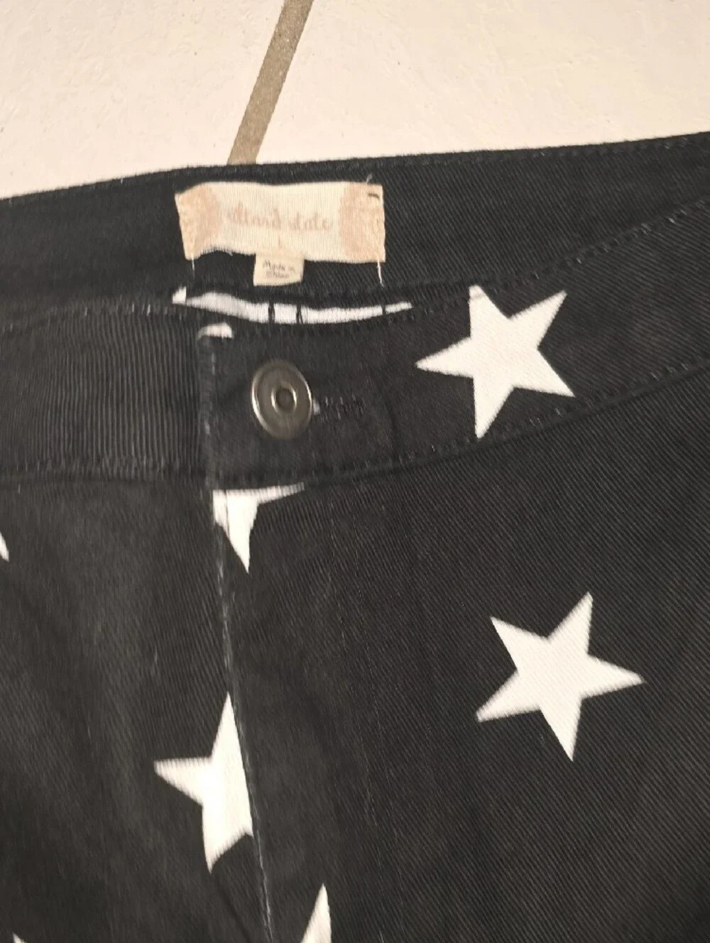 Kids Black Star-Print Pajama Pants